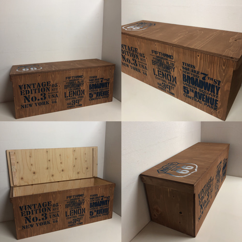 ウッドボックス ウォルナット☆ロング 収納箱 BOX お買い得!! おすすめ  