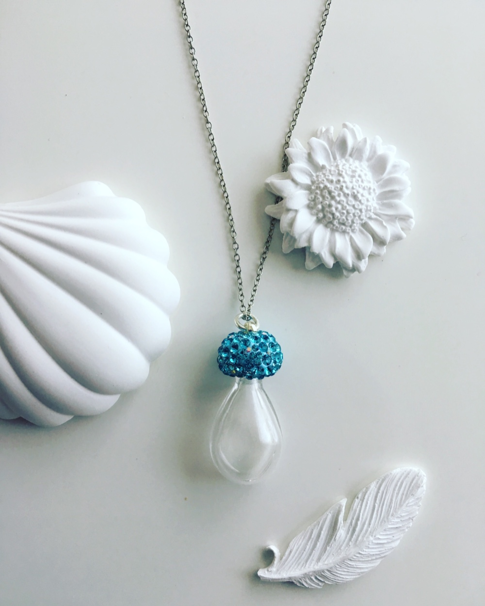 ラスト キー 鍵 チャーム アロマペンダント アロマネックレス メモリー