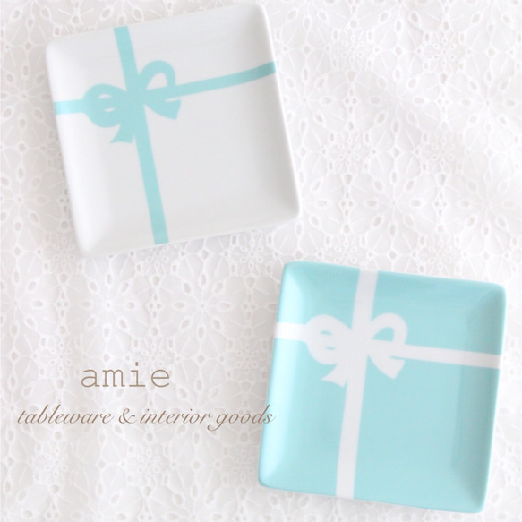 ティファニーブルーリボンプレート ティファニー ブルーリボン