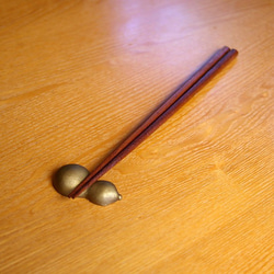 Hashiyasume（塗漆的筷子休息）葫蘆（金） 第3張的照片