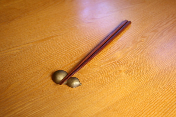 Hashiyasume（塗漆的筷子休息）葫蘆（金） 第3張的照片