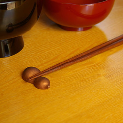 Hashiyasume（塗漆的筷子休息）葫蘆（銅） 第2張的照片