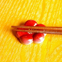 Hashiyasume（塗漆的筷子休息）梅（模糊朱） 第3張的照片