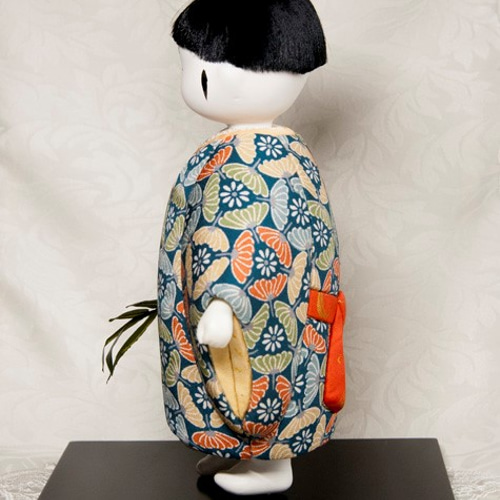 御所人形　吉野光宝　わらべ男の子　わらべ人形　木目込人形 木目込人形 わらべ人形(男)【人形堂】