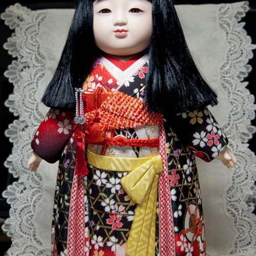 木目込み人形 「無我」 （無我（大） /木目込み人形材料と完成品