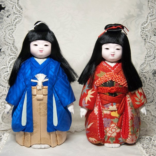 ペア市松』 木目込み人形 その他人形 悠々無我 通販｜Creema(クリーマ 