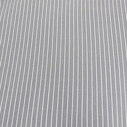 裾スリットカット&ソー　/　水色×白のストライプ 5枚目の画像