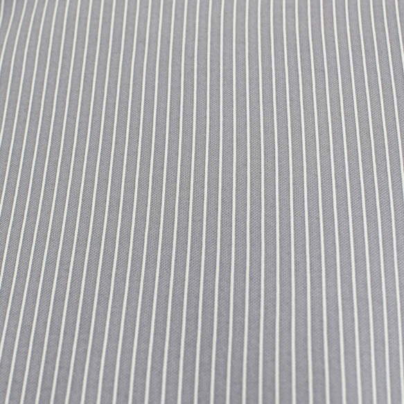 裾スリットカット&ソー　/　水色×白のストライプ 5枚目の画像