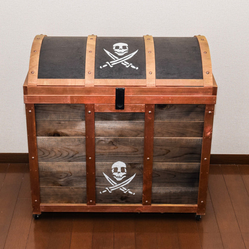 宝箱収納BOX 海賊バージョン その他家具 ウッジョブ 通販