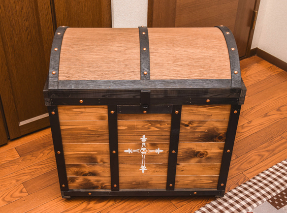 宝箱収納BOX 十字架バージョン その他家具 ウッジョブ 通販