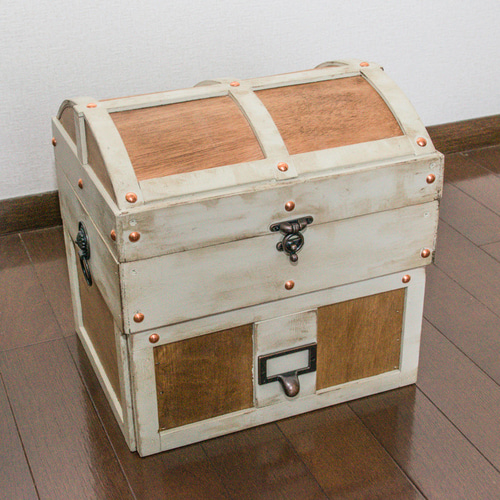宝箱収納BOX ミニタイプ ドレッサー・ミラー・鏡台 ウッジョブ