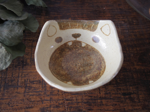 [SALE] ハリネズミ あんぐり豆鉢 1枚目の画像