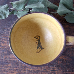 黄瀬戸スープカップ マゼランペンギン 1枚目の画像