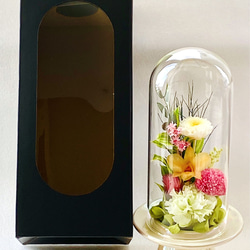 ガラスドーム仏花　花鈴（かりん） 3枚目の画像