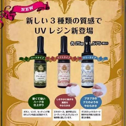 【特価】【2本】太陽の雫　ハードタイプ　UVレジン液 25ｇ 2本★ 3枚目の画像