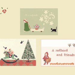 POST CARD / 3sheets Friends set 2枚目の画像