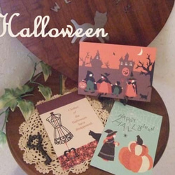 POST CARD / 3sheets Halloween set 1枚目の画像