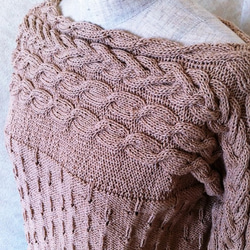 編み図　R-32 ボートネックプルオーバー 1枚目の画像