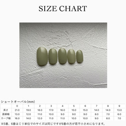 計測用クリアチップ　ネイルチップ　ショートオーバル 1枚目の画像