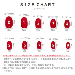 計測用クリアチップ　ネイルチップ　ショートオーバル 2枚目の画像