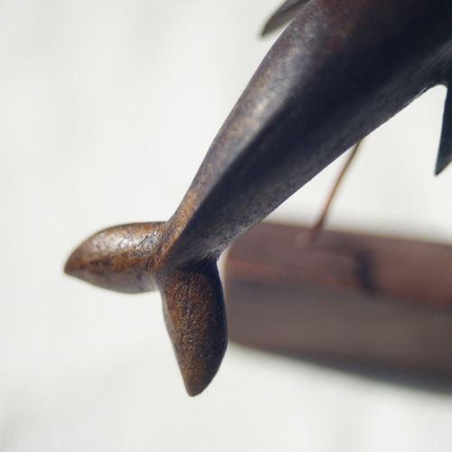 標本小鯨シリーズ]右翼のネズミイルカ 彫刻 WhaleDawn 鯨湯匙 通販