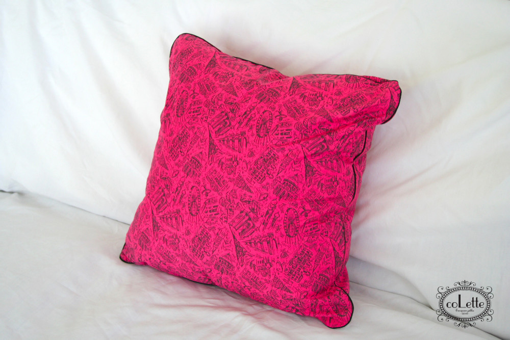 フランスアンティークファブリックリメイククッション I-998-french-antique-fabric-