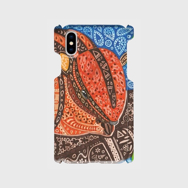 どんぐりを抱きしめるリス/iPhoneケース/スマホケース/シマリス