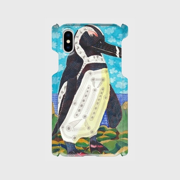 海岸を歩くペンギン/iPhoneケース/スマホケース/ケープペンギン 2枚目の画像