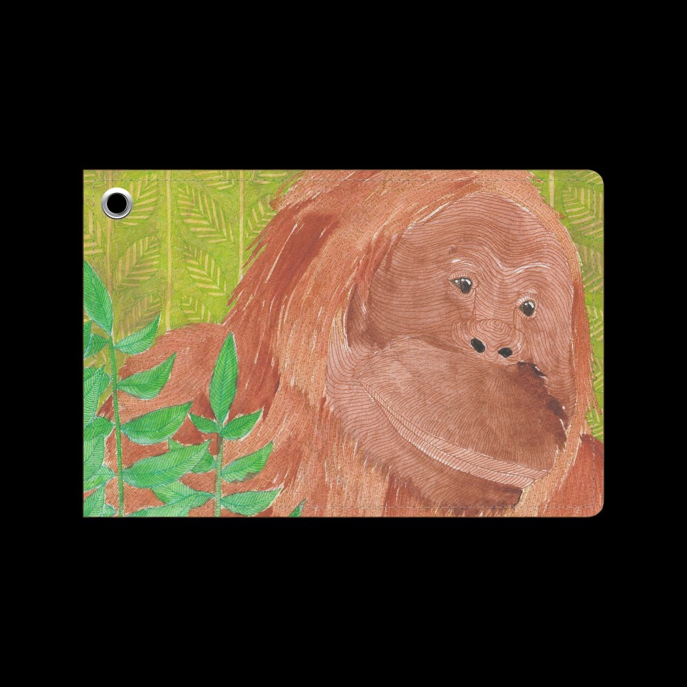 森の背中｜ホラミン｜オランウータン｜パスケース
