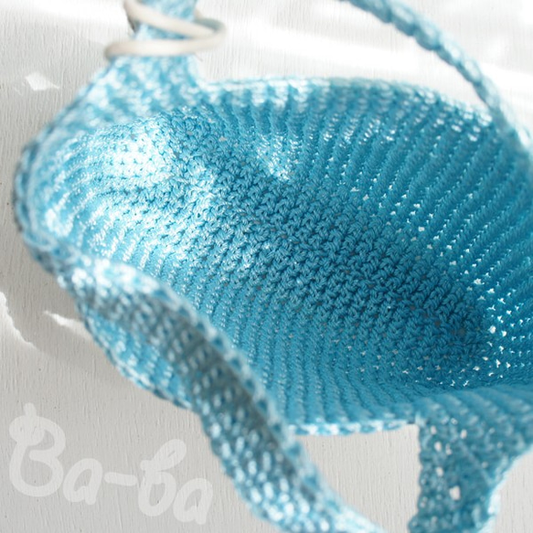 Ba-ba handmade Crochet bag  No.CSB32 第5張的照片