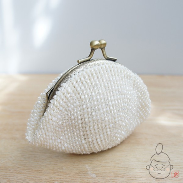 Ba-ba handmade Seedbeads crochet coinpurse No.1304 第4張的照片