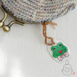 Ba-ba handmade Seedbeads crochet mini-coinpurse No.1321 第2張的照片