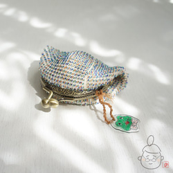 Ba-ba handmade Seedbeads crochet mini-coinpurse No.1321 第4張的照片