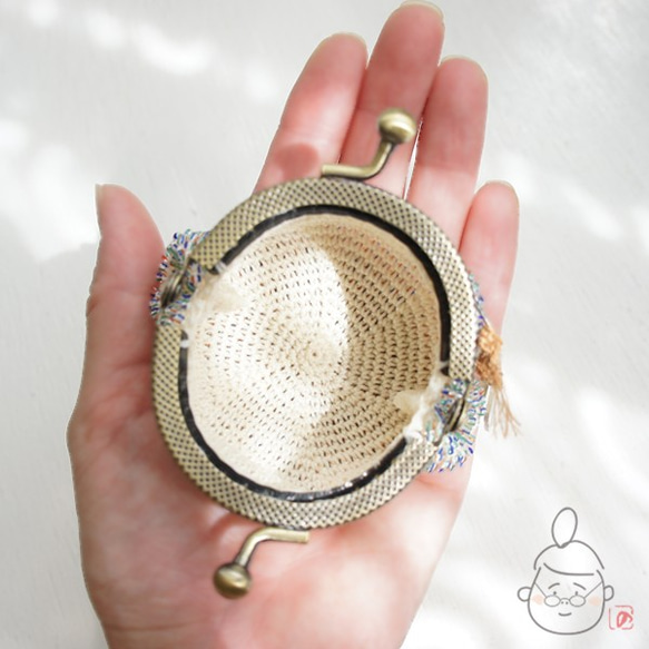 Ba-ba handmade Seedbeads crochet mini-coinpurse No.1321 第9張的照片