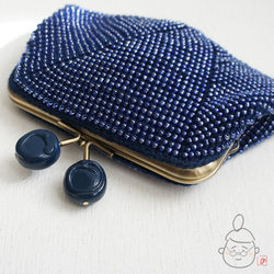 Ba-ba handmade Beads crochet pouch No.1268 第4張的照片