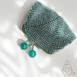 Ba-ba handmade Beads crochet coinpurse No.1307 第1張的照片