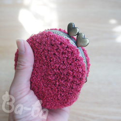 Ba-ba handmade Crochet round pouch No.C1350 第6張的照片