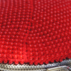 Ba-ba handmade Seedbeads crochet pouch No.1298 第6張的照片