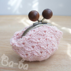 Ba-ba handmade Crochet minipouch No.C1361 第4張的照片