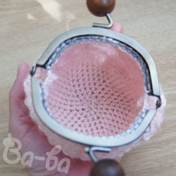 Ba-ba handmade Crochet minipouch No.C1361 第7張的照片