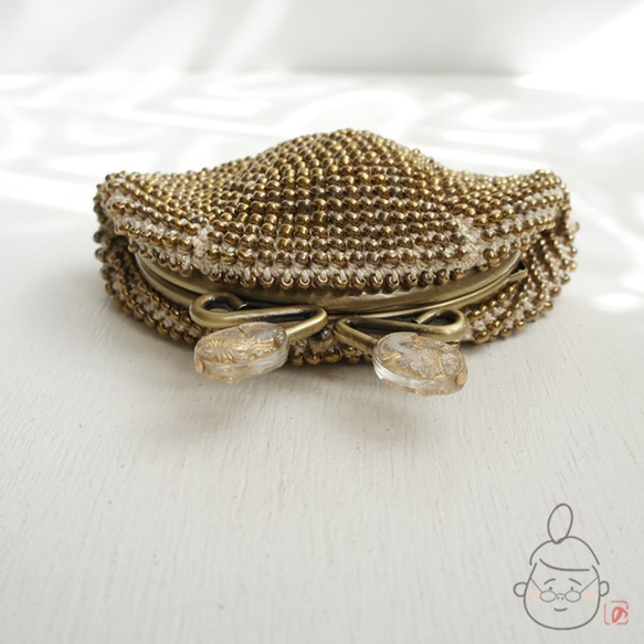 Ba-ba handmade Beads crochet coinpurse No.1291 第5張的照片