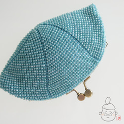 Ba-ba handmade Seedbeads crochet pouch No.1317 第2張的照片