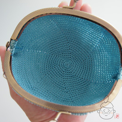 Ba-ba handmade Seedbeads crochet pouch No.1317 第6張的照片