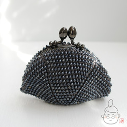 Ba-ba handmade Beads crochet coinpurse No.1353 第4張的照片