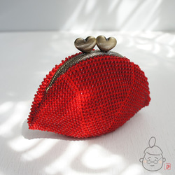 Ba-ba handmade Seedbeads crochet coinpurse No.1297 第2張的照片