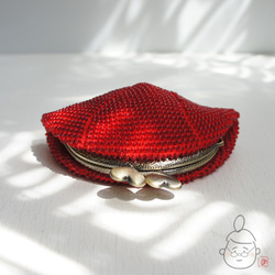 Ba-ba handmade Seedbeads crochet coinpurse No.1297 第4張的照片