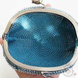 Ba-ba handmade Beads crochet pouch No.1362 第7張的照片