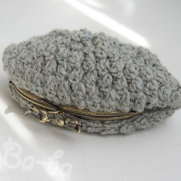 Ba-ba handmade Popcorn crochet pouch No.C1384 第5張的照片