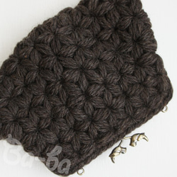 Ba-ba handmade Jasmine Stitch crochet Petit bag No.C1370 第3張的照片