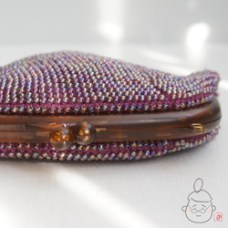 Ba-ba handmade Beads crochet petit-bag No.1361 第2張的照片